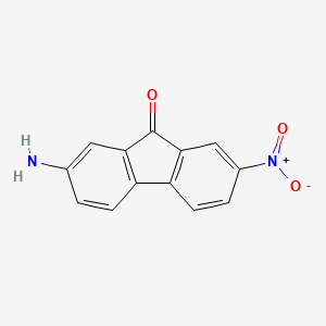 molecular formula C13H8N2O3 B14376907 2-Amino-7-nitro-fluoren-9-one CAS No. 88387-73-9