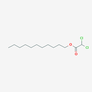 molecular formula C13H24Cl2O2 B14376925 Acetic acid, dichloro-, undecyl ester CAS No. 90146-85-3