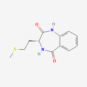 (3R)-3-[2-(methylthio)ethyl]-3,4-dihydro-1H-1,4-benzodiazepine-2,5-dione