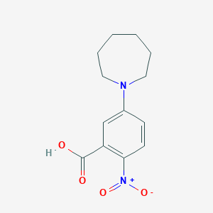 molecular formula C13H16N2O4 B1437694 5-(氮杂环-1-基)-2-硝基苯甲酸 CAS No. 1000018-50-7