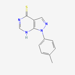 molecular formula C12H10N4S B1437700 1-(4-methylphenyl)-1H-pyrazolo[3,4-d]pyrimidine-4-thiol CAS No. 891387-36-3