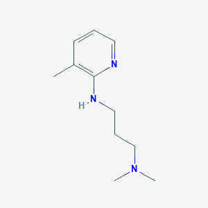 molecular formula C11H19N3 B14377017 N~1~,N~1~-Dimethyl-N~3~-(3-methylpyridin-2-yl)propane-1,3-diamine CAS No. 88260-25-7