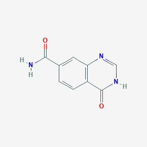 molecular formula C9H7N3O2 B1437713 4-氧代-3,4-二氢喹唑啉-7-甲酰胺 CAS No. 954803-07-7