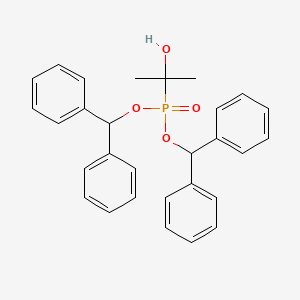 molecular formula C29H29O4P B14377171 Bis(diphenylmethyl) (2-hydroxypropan-2-yl)phosphonate CAS No. 89865-28-1