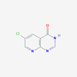 molecular formula C7H4ClN3O B1437718 6-氯-3H-吡啶并[2,3-d]嘧啶-4-酮 CAS No. 746671-60-3