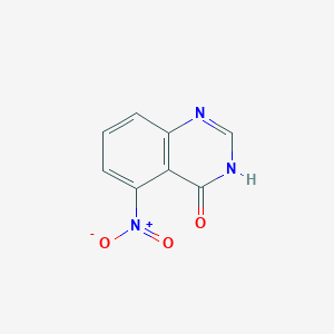 molecular formula C8H5N3O3 B1437723 5-硝基-4-羟基喹唑啉 CAS No. 99768-67-9