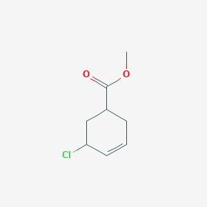 molecular formula C8H11ClO2 B14377247 Methyl 5-chlorocyclohex-3-ene-1-carboxylate CAS No. 89922-09-8