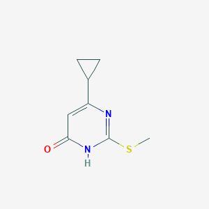 6-Cyclopropyl-2-(methylthio)pyrimidin-4(3H)-one