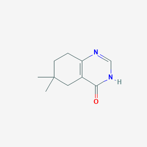molecular formula C10H14N2O B1437729 6,6-dimethyl-5,6,7,8-tetrahydroquinazolin-4(3H)-one CAS No. 1256784-26-5