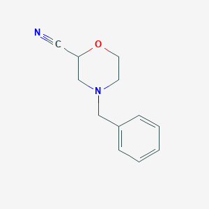 4-Benzylmorpholine-2-carbonitrile