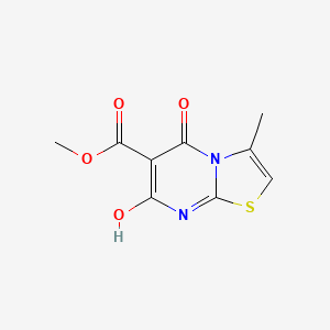 molecular formula C9H8N2O4S B1437741 methyl 7-hydroxy-3-methyl-5-oxo-5H-[1,3]thiazolo[3,2-a]pyrimidine-6-carboxylate CAS No. 1105189-80-7