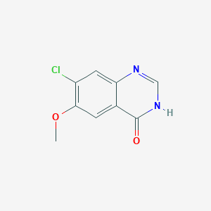 molecular formula C9H7ClN2O2 B1437743 7-Chloro-6-methoxyquinazolin-4(3H)-one CAS No. 858238-17-2