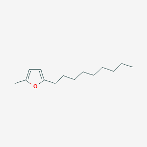 molecular formula C14H24O B14377509 Furan, 2-methyl-5-nonyl- CAS No. 90072-86-9