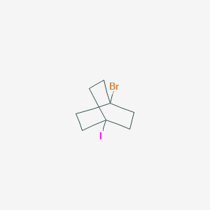 molecular formula C8H12BrI B14377572 1-Bromo-4-iodobicyclo[2.2.2]octane CAS No. 89566-55-2