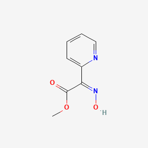 molecular formula C8H8N2O3 B1437760 (Z)-methyl 2-(hydroxyimino)-2-(pyridin-2-yl)acetate CAS No. 154410-82-9