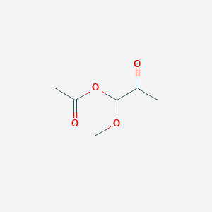 molecular formula C6H10O4 B14377630 1-Methoxy-2-oxopropyl acetate CAS No. 89544-85-4