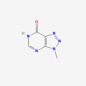 molecular formula C5H5N5O B1437764 3-methyl-3H,6H,7H-[1,2,3]triazolo[4,5-d]pyrimidin-7-one CAS No. 20420-86-4