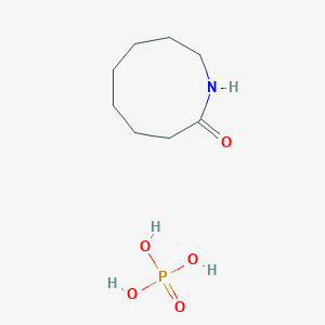 molecular formula C8H18NO5P B14377657 Azonan-2-one;phosphoric acid CAS No. 88108-34-3