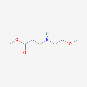 molecular formula C7H15NO3 B1437768 3-[(2-甲氧基乙基)氨基]丙酸甲酯 CAS No. 55694-53-6