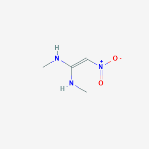molecular formula C4H9N3O2 B143777 N,N'-Dimethyl-2-nitro-1,1-ethenediamine CAS No. 54252-45-8