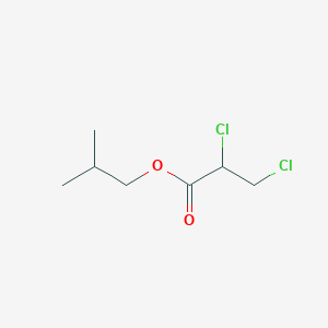 molecular formula C7H12Cl2O2 B14377779 Isobutyl 2,3-dichloropropanoate CAS No. 89876-53-9