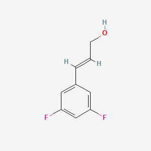 molecular formula C9H8F2O B1437778 3-(3,5-Difluorophenyl)propenol CAS No. 405937-98-6