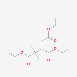 molecular formula C14H24O6 B14377782 Triethyl 3-methylbutane-1,2,3-tricarboxylate CAS No. 90016-19-6