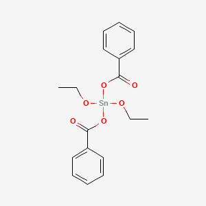 molecular formula C18H20O6Sn B14377798 Bis(benzoyloxy)(diethoxy)stannane CAS No. 88439-63-8