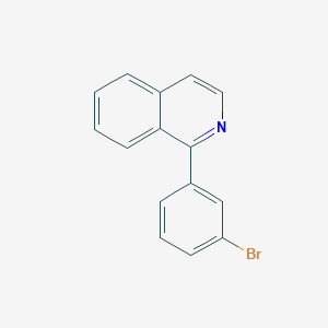 molecular formula C15H10BrN B1437780 1-(3-Bromophenyl)isoquinoline CAS No. 936498-09-8