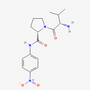 molecular formula C16H22N4O4 B14377834 L-Valyl-N-(4-nitrophenyl)-L-prolinamide CAS No. 90145-74-7