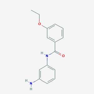 molecular formula C15H16N2O2 B1437786 N-(3-Aminophenyl)-3-ethoxybenzamide CAS No. 1020722-65-9
