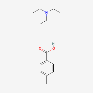 molecular formula C14H23NO2 B14377929 N,N-diethylethanamine;4-methylbenzoic acid CAS No. 89423-19-8