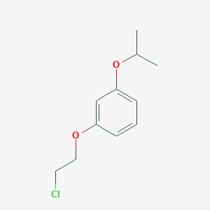 molecular formula C11H15ClO2 B1437796 1-(2-Chloroethoxy)-3-isopropoxybenzene CAS No. 915924-15-1