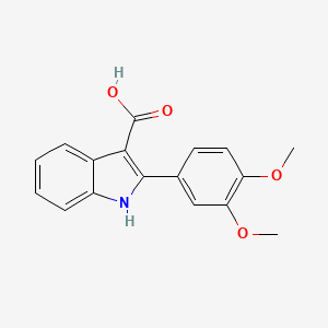 2-(3,4-dimethoxyphenyl)-1H-indole-3-carboxylic acid