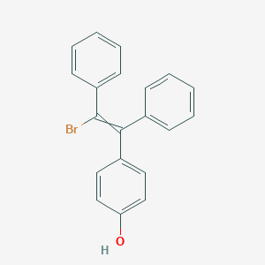 molecular formula C20H15BrO B014378 4-(2-溴-1,2-二苯乙烯基)酚 CAS No. 874504-11-7