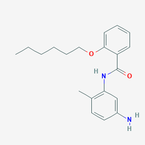 N-(5-Amino-2-methylphenyl)-2-(hexyloxy)benzamide