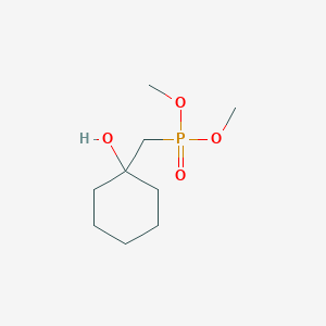 molecular formula C9H19O4P B14378002 Dimethyl [(1-hydroxycyclohexyl)methyl]phosphonate CAS No. 88708-60-5