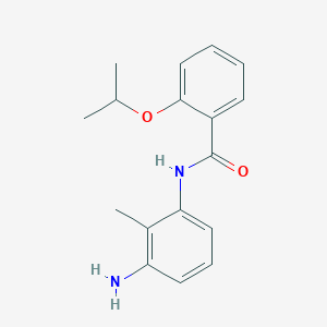 molecular formula C17H20N2O2 B1437801 N-(3-Amino-2-methylphenyl)-2-isopropoxybenzamide CAS No. 1020056-86-3
