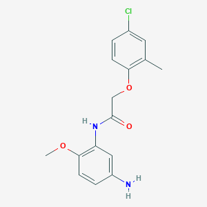 N-(5-Amino-2-methoxyphenyl)-2-(4-chloro-2-methylphenoxy)acetamide