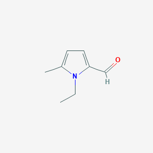 molecular formula C8H11NO B1437804 1-Ethyl-5-methyl-1H-pyrrole-2-carbaldehyde CAS No. 39741-43-0