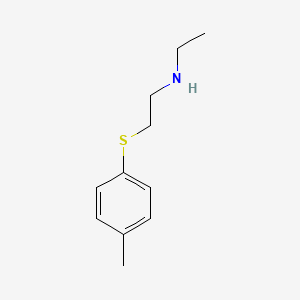 molecular formula C11H17NS B1437805 N-Ethyl-2-[(4-methylphenyl)thio]ethanamine CAS No. 915923-48-7