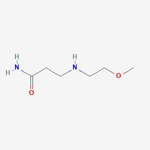 3-[(2-Methoxyethyl)amino]propanamide