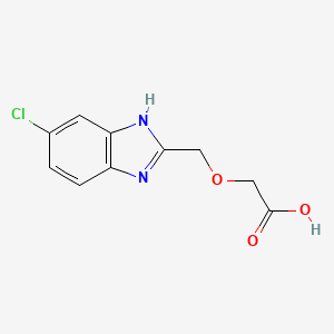 [(5-Chloro-1H-benzimidazol-2-yl)methoxy]-acetic acid