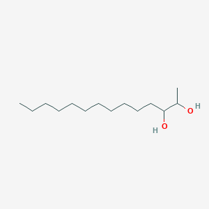 molecular formula C14H30O2 B14378174 Tetradecane-2,3-diol CAS No. 88580-08-9