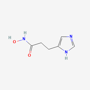 molecular formula C6H9N3O2 B14378177 N-hydroxy-3-(1H-imidazol-5-yl)propanamide CAS No. 88368-68-7