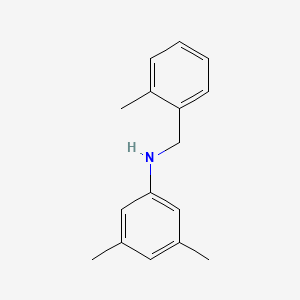molecular formula C16H19N B1437819 3,5-Dimethyl-N-(2-methylbenzyl)aniline CAS No. 356531-05-0