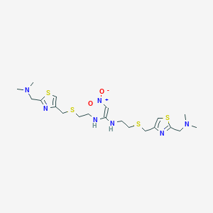 molecular formula C20H33N7O2S4 B143783 尼扎替定EP杂质G CAS No. 1193434-63-7