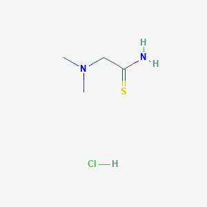 molecular formula C4H11ClN2S B143784 2-(Dimethylamino)ethanethioamide hydrochloride CAS No. 27366-72-9