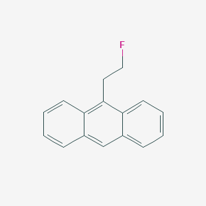 molecular formula C16H13F B14378427 9-(2-Fluoroethyl)anthracene CAS No. 89889-41-8
