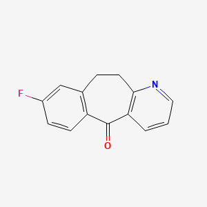 molecular formula C14H10FNO B1437843 8-Fluoro-10,11-dihydro-5H-benzo[4,5]cyclohepta[1,2-b]pyridin-5-one CAS No. 710348-89-3